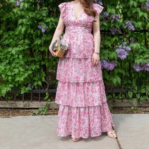 SAYLOR Stefania Floral Tiered Maxi Dress 🌺